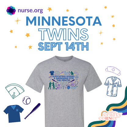 MLB Minnesota Twins | Nurse.org Appreciation T-Shirt
