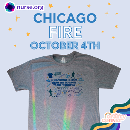 MLS Chicago Fire | Nurse.org Appreciation T-Shirt