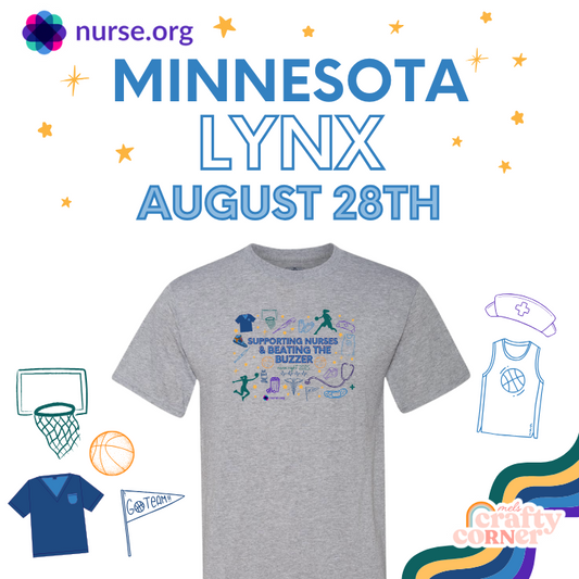 WNBA Minnesota Lynx | Nurse.org Appreciation T-Shirt